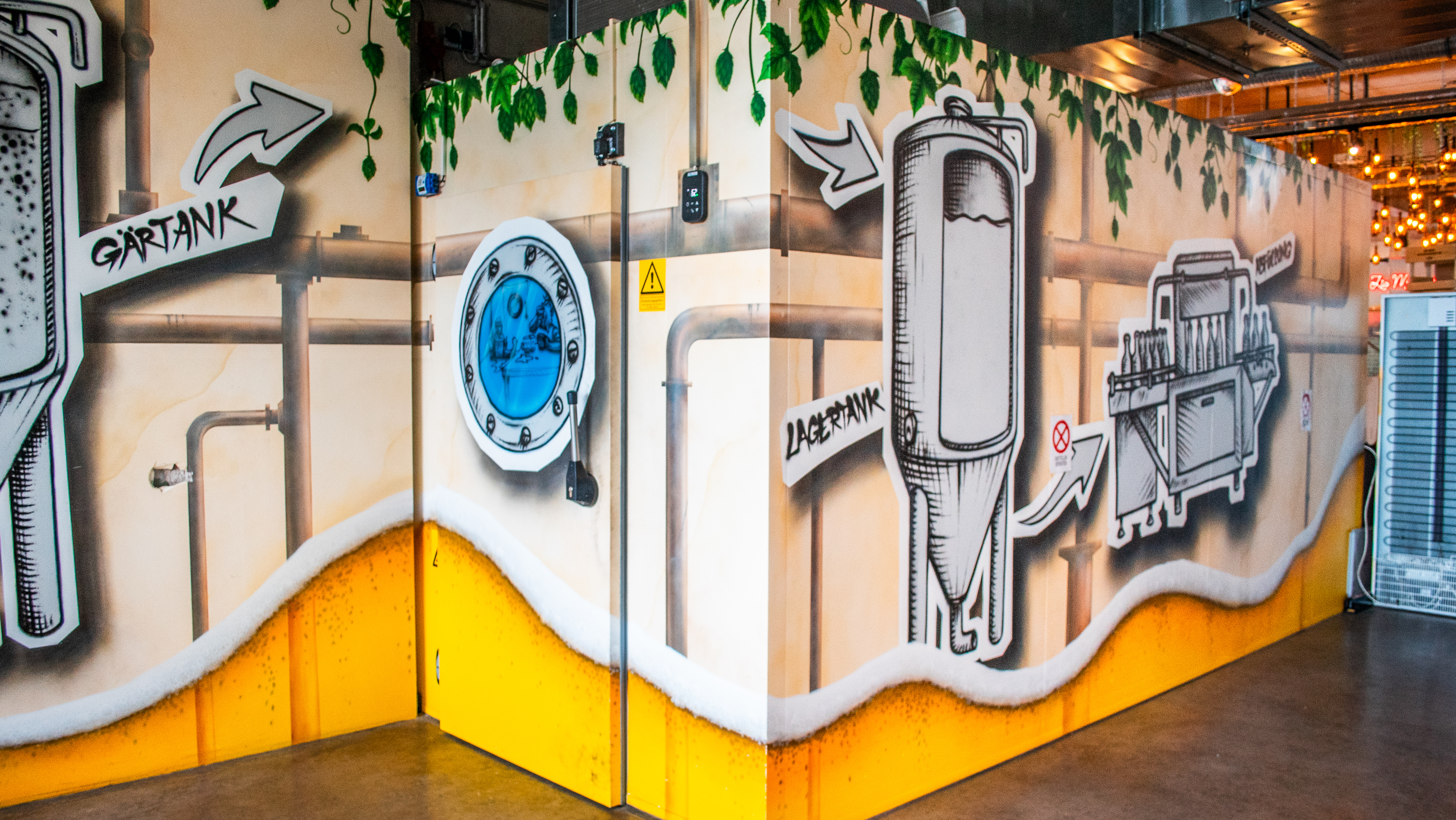 Hopfenfänger Brewing Diagram Wall Art