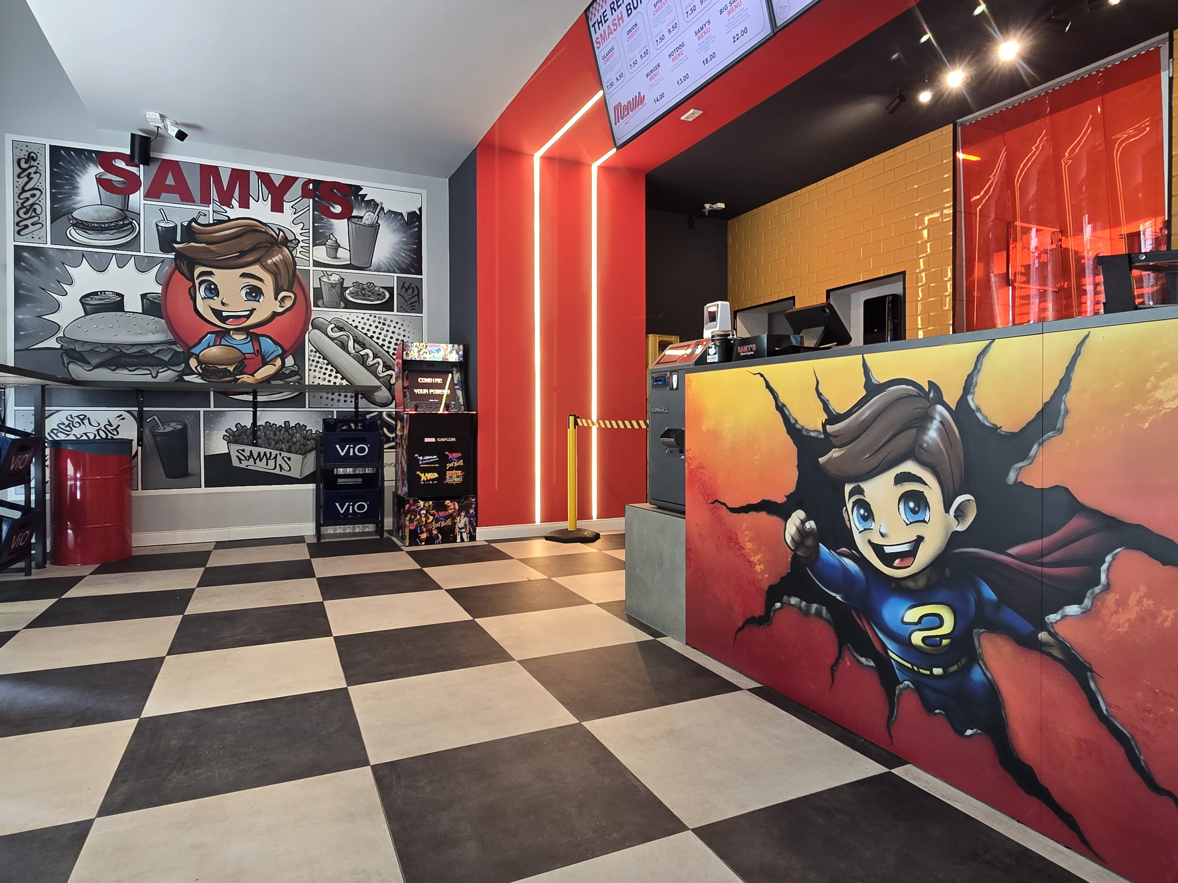 Samy's Smash Burger Mascot Counter